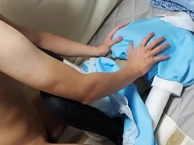 A solo session with a doll enthusiast from Japan