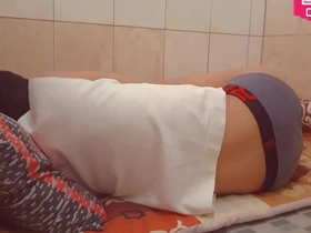[hansel thio channel] accidental oversleep in bathroom till morning after party last night part 1