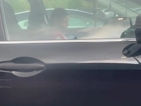 Jerking outside whole foods with a girl next to me