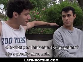 Young latin boys paid cash to fuck outdoors
