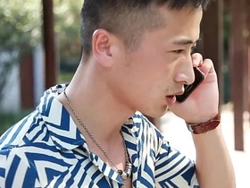 A solo boy from China masturbating.