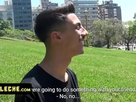 Latin leche - sexy and fit latino boys agree to fuck and suck each other on camera for money