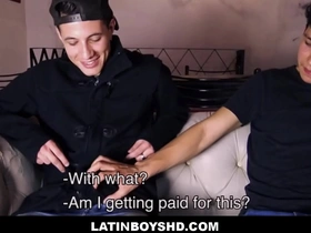 Amateur twink latin boy strangers fuck for cash - remo , matias