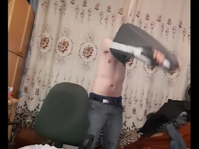 Taking off clothes