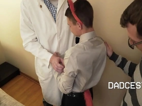 Trick or treat or fuck (step dad & son fuck the neighbor)