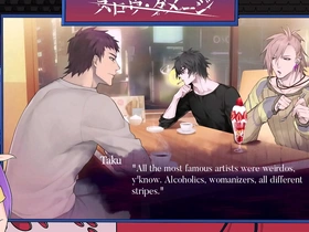 Seductive anime game for gay lovers